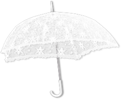 кружевной зонтик