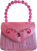 Розовая маленькая сумка
